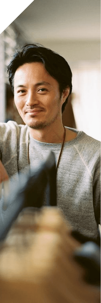 Man smiling